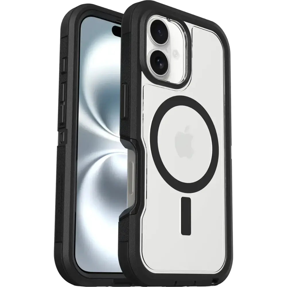 OtterBox - Defender Series Pro XT Hard Shell for MagSafe for Apple iPhone 16 - Black