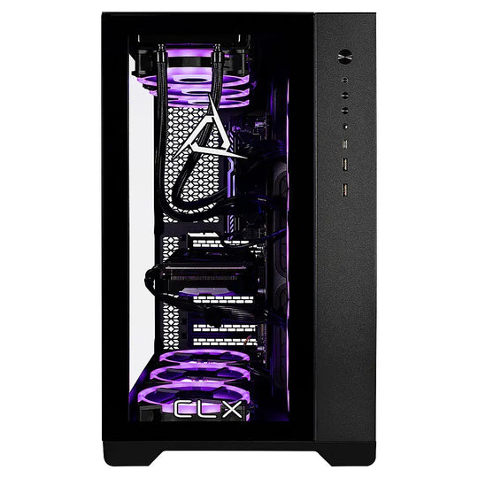 CLX - SET Gaming Desktop | Intel Core i9-13900KF | 64 GB RAM | NVIDIA GeForce RTX 4070 | 2TB NVMe M.2 SSD | 6TB HDD - Black