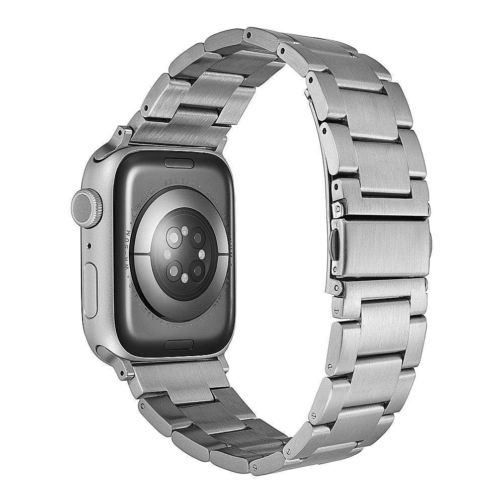 Edelstahl-Verbindungsarmband für Apple Watch 42 mm, 44 mm, 45 mm und Apple Watch Ultra 49 mm - NanoInfinite