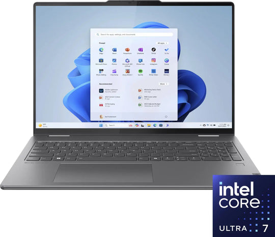 Lenovo Yoga 7i 2-in-1 16"|2K Touchscreen Laptop |Intel Core Ultra 7 155U |16GB RAM | 1TB SSD - Storm Grey