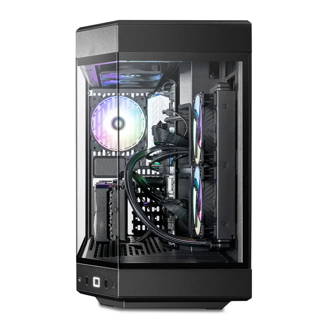 iBUYPOWER - Y60 Gaming Desktop | Intel Core i9 14900KF | GeForce RTX 4070Ti Super 16GB | 32GB DDR5 RAM | 2TB NVMe |, Black