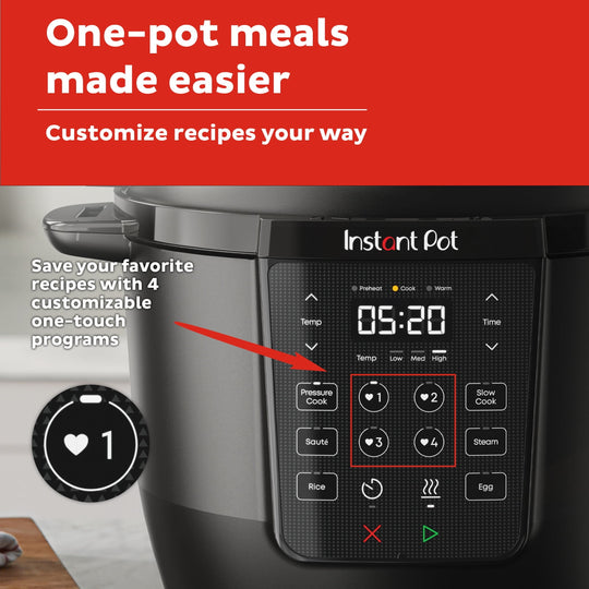 Instant Pot RIO Chef Series 6 Qt Pressure Cooker and Multi-Cooker