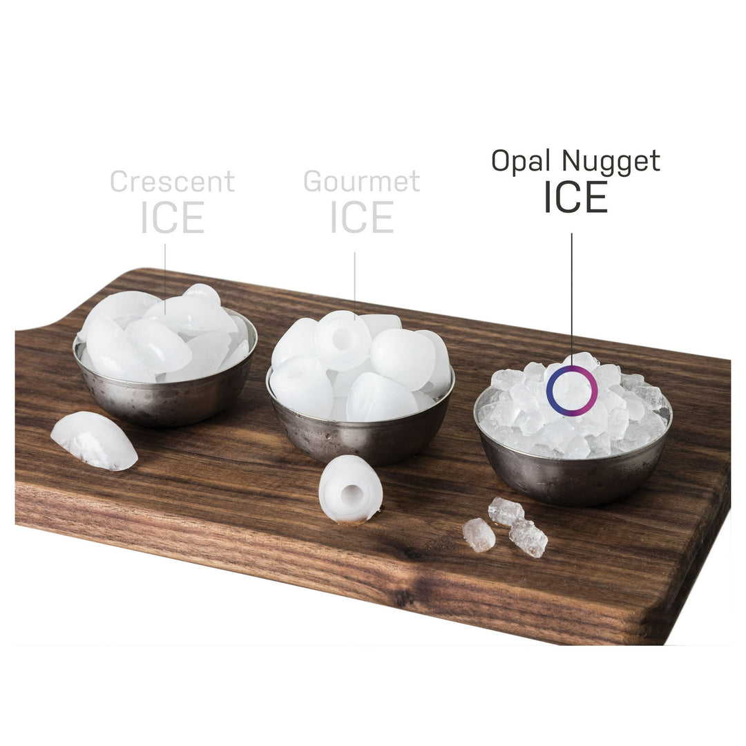 GE Profile™ Opal™ Nugget Ice Maker + Side Tank, Countertop Icemaker, Stainless Steel, 24lbs Daily Ice Production