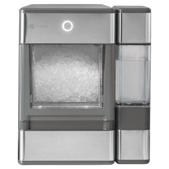 GE Profile™ Opal™ Nugget Ice Maker + Side Tank, Countertop Icemaker, Stainless Steel, 24lbs Daily Ice Production