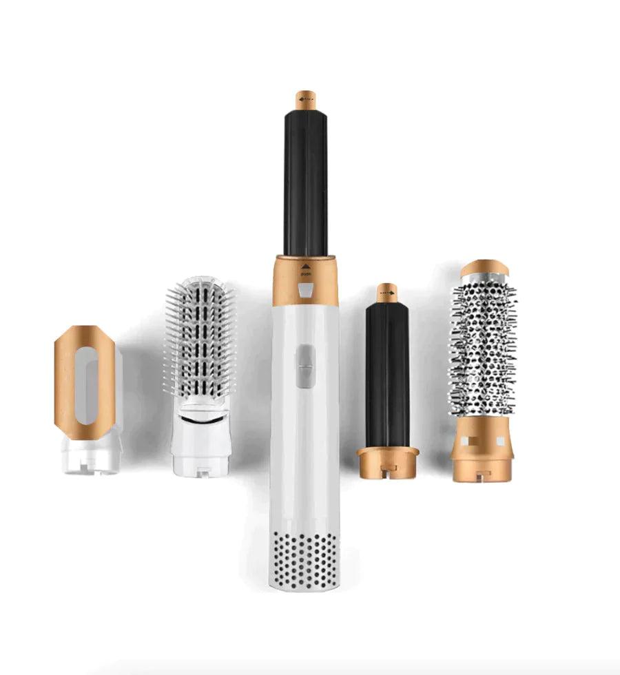 5-in-1 Hairstyler Pro: Multifunktionales Stylinggerät für Locken, Wellen und glattes Haar - NanoInfinite