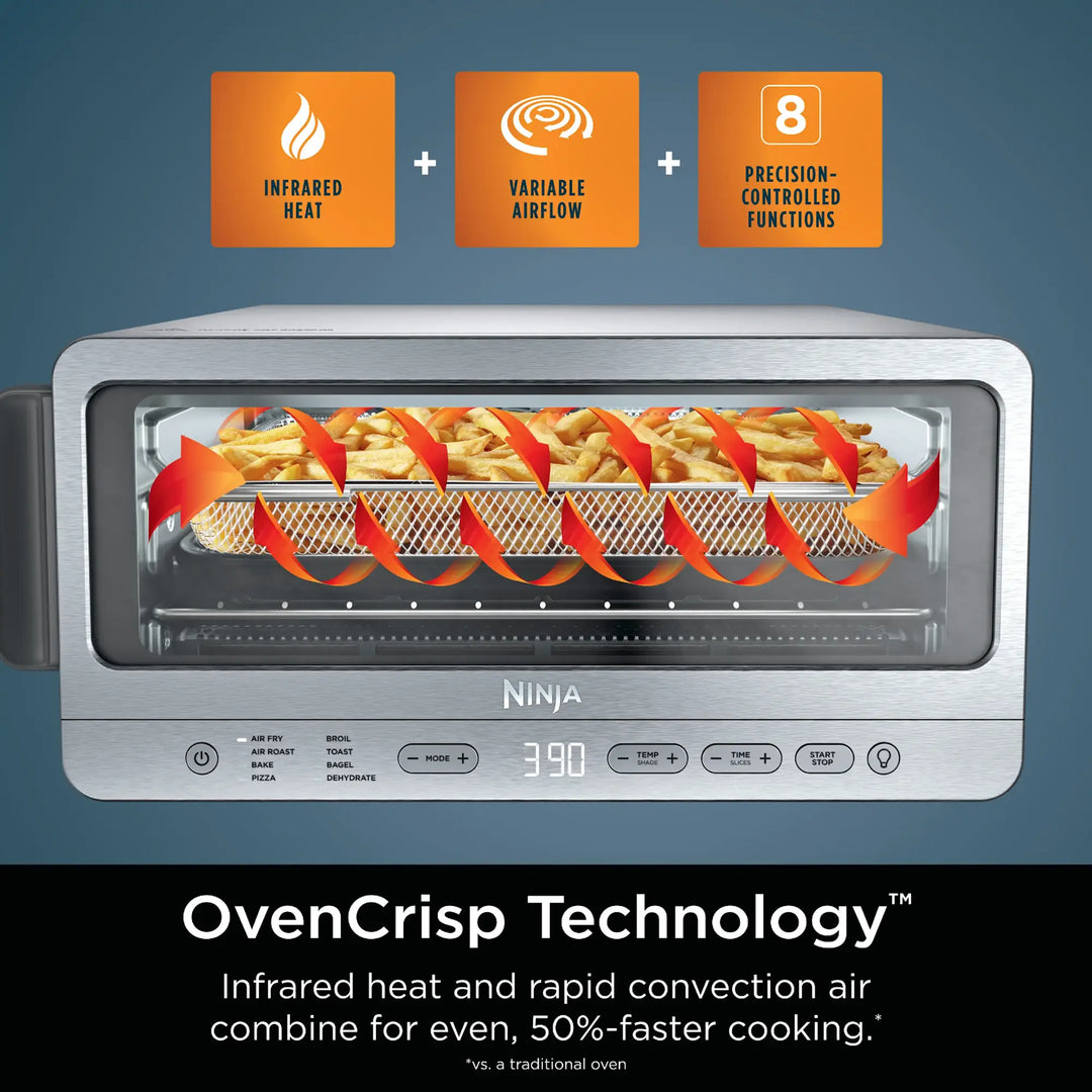 Ninja Flip Toaster Oven & Air Fryer - Gray