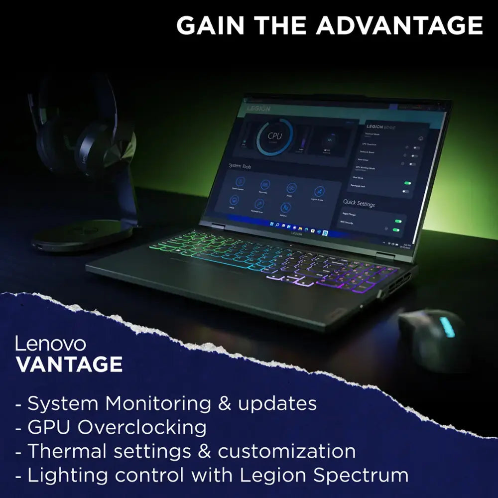 Lenovo - Legion Pro 5i 16" Gaming Laptop | Intel 14th Gen Core i9 | 32GB RAM | NVIDIA GeForce RTX 4070 8GB | 2TB SSD |, Grey