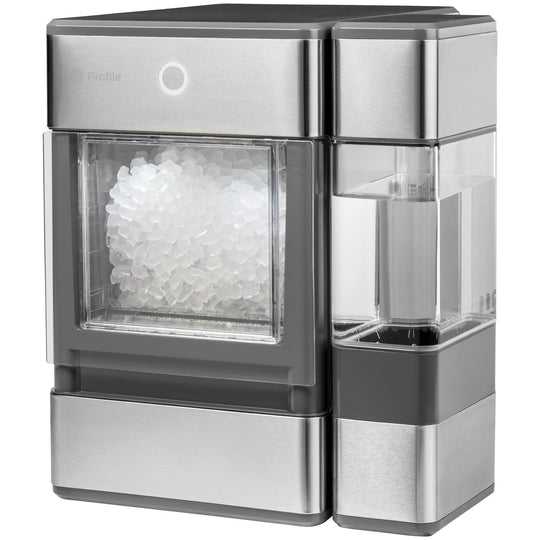 GE Profile™ Opal™ Nugget Ice Maker + Side Tank, Countertop Icemaker, Stainless Steel, 24lbs Daily Ice Production